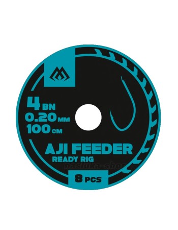 Вързани куки за фидер Mikado Aji Feeder Ready Rigs, Mono, 8 бр.
