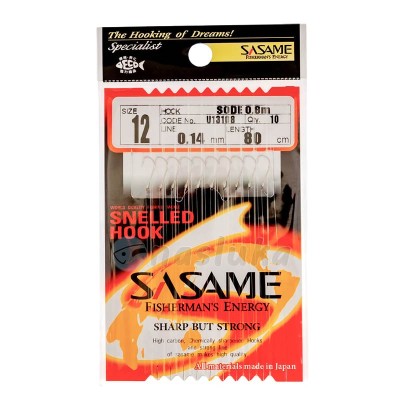 Вързани куки Sasame Sode U13108, 10 бр.