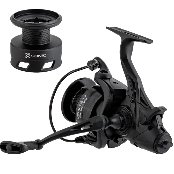 Шаранджийска макара с байтрънър Sonik Xtractor+ FS 6000, 3+1 BB — снимка 3