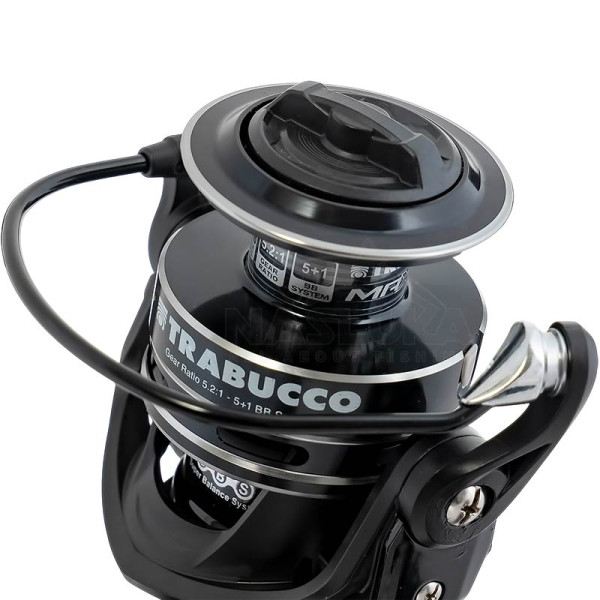 Макара с двоен аванс байтрънър Trabucco Maxxis BR 6500, 5+1 BB — снимка 2