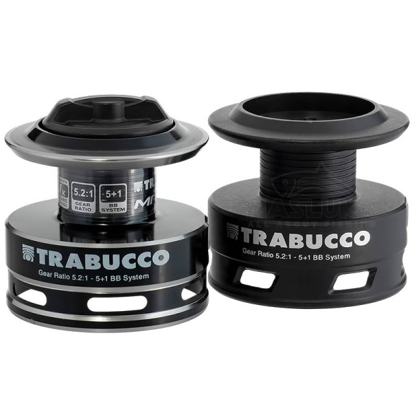 Макара с двоен аванс байтрънър Trabucco Maxxis BR 6500, 5+1 BB — снимка 6