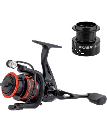 Спининг макара с резервна шпула Аkara Black Hunter 3000, 9+1 BB