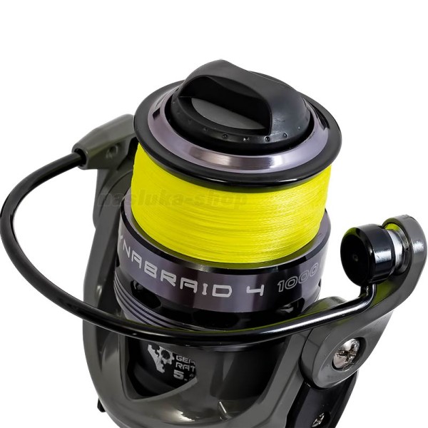 Макара с плетено влакно DAM Quick Dynabraid 4 1000 FD, 3+1 BB — снимка 2