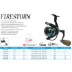 Спининг макара Pioneer Firestorm FSM-3000, 5+1 BB
