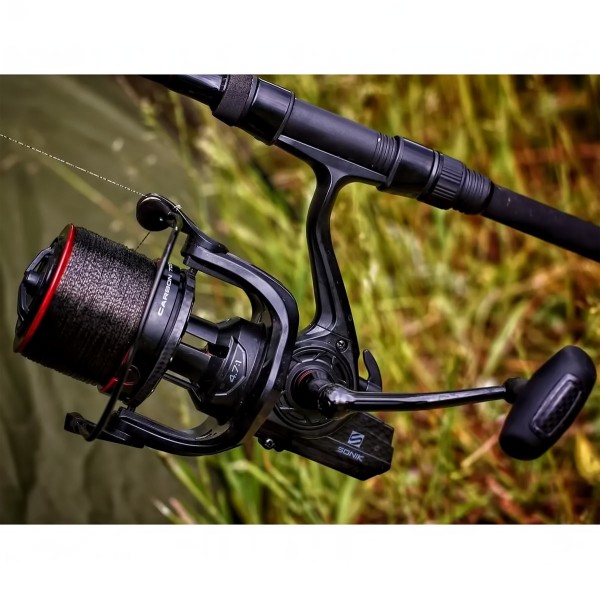 Макара за шаран Sonik SK-47 Carbon 10000, 8+1 BB — снимка 7