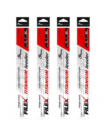 Титаниеви поводи Filex Titanium Leader 25 см, 2 бр.