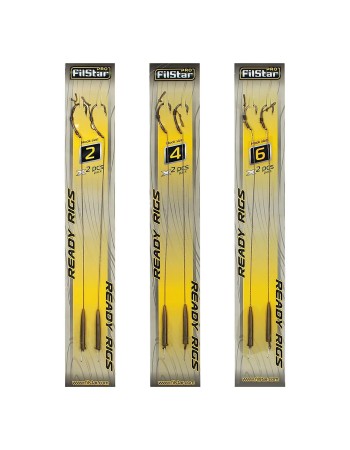 Шарански монтажи на косъм Filstar Ready Hair Rig, 2 бр.