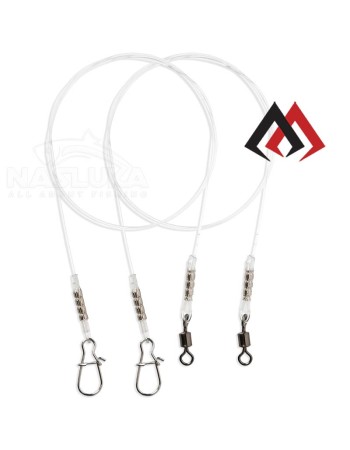 Флуорокарбонови поводи Mikado Jaws Fluorocarbon Leader, Strong, 15 кг, 2 бр.