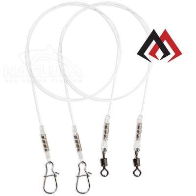 Флуорокарбонови поводи Mikado Jaws Fluorocarbon Leader, Strong, 15 кг, 2 бр.