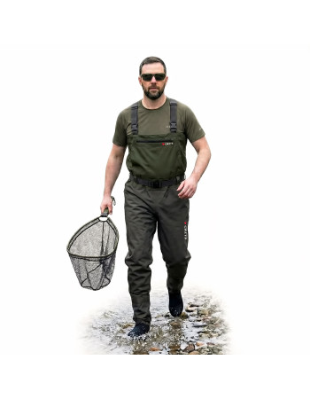 Дишащ гащеризон с неопренови чорапи Greys Tail Breathable Stockingfoot Waders
