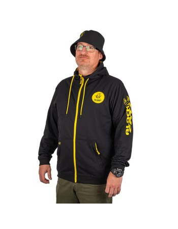 Суичър с цип Black Cat Zip Hoody