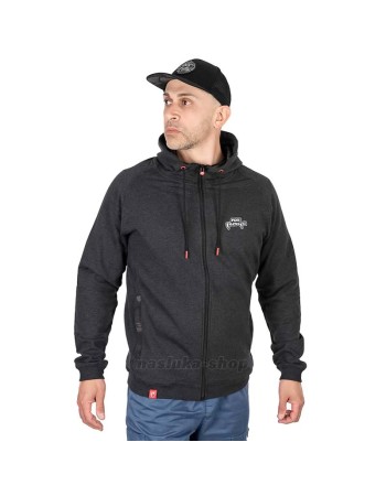 Суичър с цип и качулка Fox Rage Voyager Hoody, Dark Grey