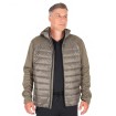 Мъжко яке за риболов, туризъм и outdoor Fox Collection Hybrid Jacket, Green/Black