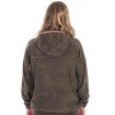 Зимен дамски суичър с качулка Fox Explorer Fleece Hooded Jacket Dusty Olive