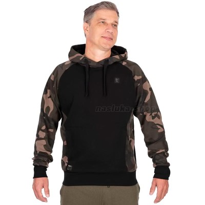 Суичър с качулка Fox Pullover Premium 310 Hoody, Black/Camo