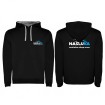 Суичър с качулка Nasluka Two-Tone Hoodie, Black/Grey