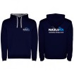 Суичър с качулка Nasluka Two-Tone Hoodie, Dark Blue/Grey