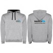 Суичър с качулка Nasluka Two-Tone Hoodie, Grey/Black