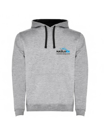 Суичър с качулка Nasluka Two-Tone Hoodie, Grey/Black