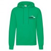 Ватиран суичър с качулка Nasluka Hoodie, Green
