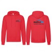 Ватиран суичър с качулка Nasluka Hoodie, Red