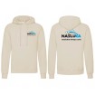 Ватиран суичър с качулка Nasluka Hoodie, White