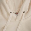 Ватиран суичър с качулка Nasluka Hoodie, White