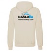 Ватиран суичър с качулка Nasluka Hoodie, White