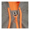 Суичър с цип и качулка Nasluka Zip Hoodie, Grey/Orange