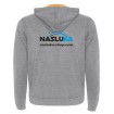 Суичър с цип и качулка Nasluka Zip Hoodie, Grey/Orange