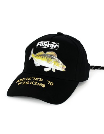 Риболовна шапка с козирка Filstar 3D Addicted to Fishing, Zander