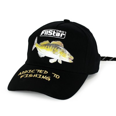 Риболовна шапка с козирка Filstar 3D Addicted to Fishing, Zander