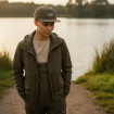 Висококачествена шапка с козирка за риболов Trakker CR5 Panel Green Cap