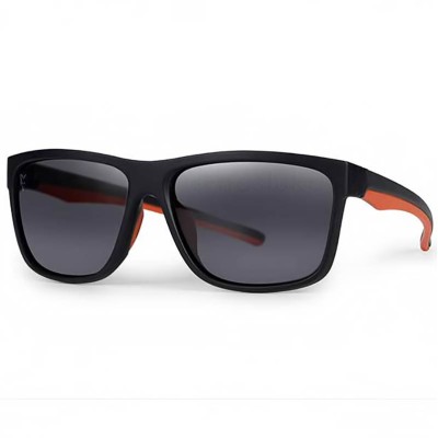 Слъчеви очила Fox Collection Black & Orange Shades, Grey Lens
