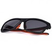 Слъчеви очила Fox Collection Black & Orange Shades, Grey Lens