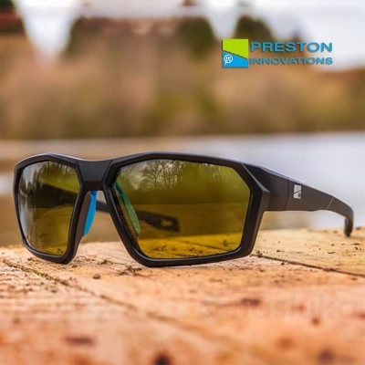 Риболовни слънчеви очила Preston Absolute Wrap Amber Brown