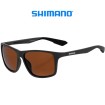 Shimano Eyewear Technium, Matte Dark Grey & Copper, Слънчеви поляризирани очила