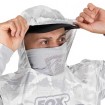 Блуза с дълъг ръкав и UV защита Fox Rage UV Hooded Top, White/Grey