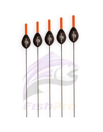 Комплект риболовни плувки FishPro 12, 5 бр.