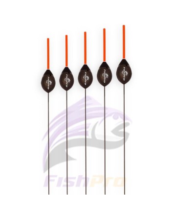 Комплект риболовни плувки FishPro 15, 5 бр.