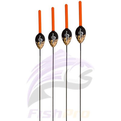 Комплект риболовни плувки FishPro 427, 4 бр.