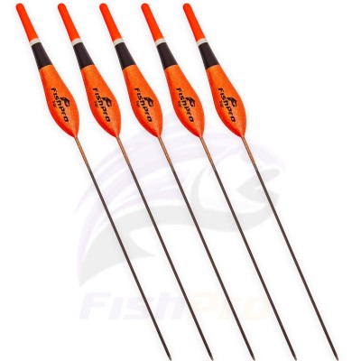 Комплект риболовни плувки FishPro 58, 5 бр.