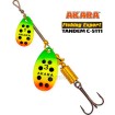Въртяща блесна Akara за Щука, Бяла риба, Распер цвят 209