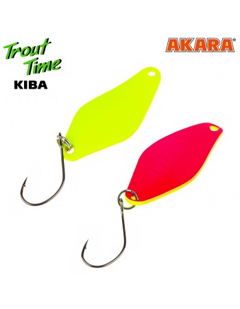 Микроклатушка за пъстърва и кефал Akara Kiba 30 мм, 2.5 г, цвят 64