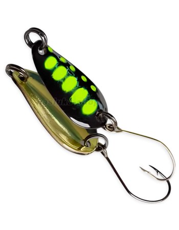 Блесна-клатушка за костур, пъстърва и кефал Crazy Fish Lema, 1.6 г, 23 мм, цвят 111