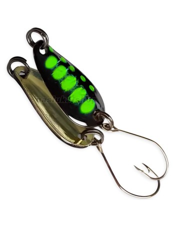 Блесна-клатушка за костур, пъстърва и кефал Crazy Fish Lema, 1.6 г, 23 мм, цвят 112