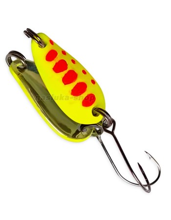 Блесна-клатушка за костур, пъстърва и кефал Crazy Fish Lema, 1.6 г, 23 мм, цвят 114