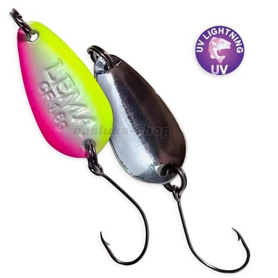 Блесна-клатушка за костур, пъстърва и кефал Crazy Fish Lema, 1.6 г, 23 мм, цвят 25