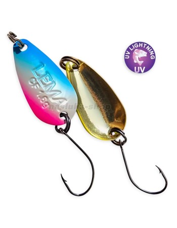 Блесна-клатушка за костур, пъстърва и кефал Crazy Fish Lema, 1.6 г, 23 мм, цвят 40