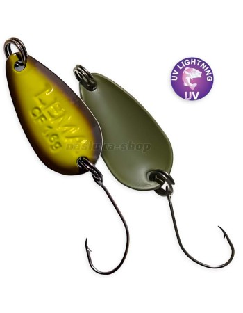 Блесна-клатушка за костур, пъстърва и кефал Crazy Fish Lema, 1.6 г, 23 мм, цвят 58